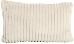 Pude imiteret pels beige 60x40cm