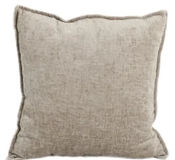 Pude velour gråbrun 50x50cm
