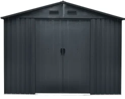 Redskabsskur stål antracit 9m2