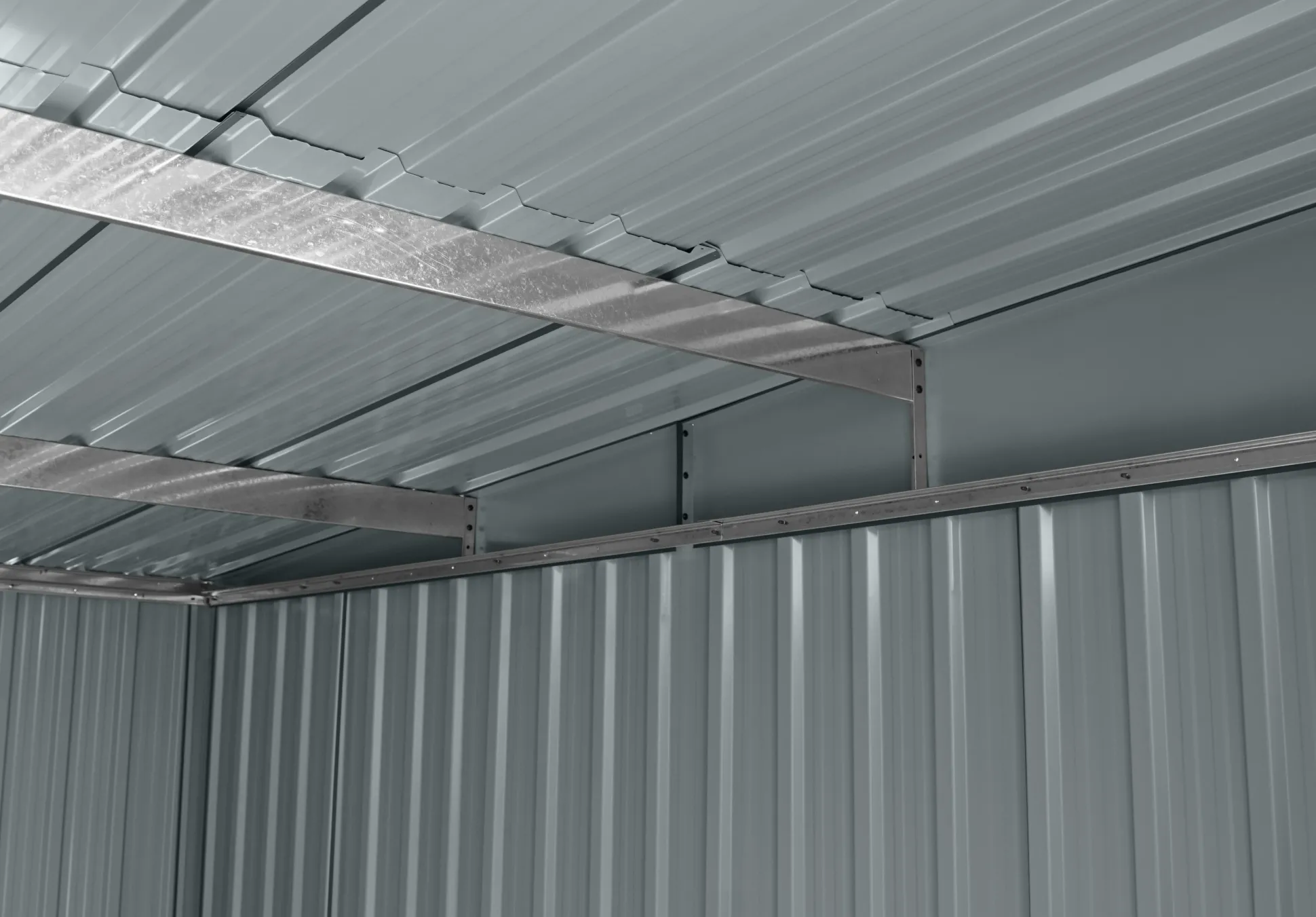 Redskabsskur stål antracit 6.6m2