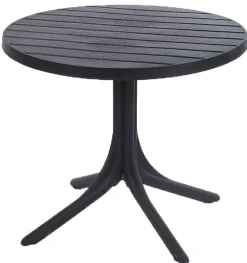 Rundt havebord sort ø90cm