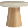 Saline 120x120x76cm marmor/natur