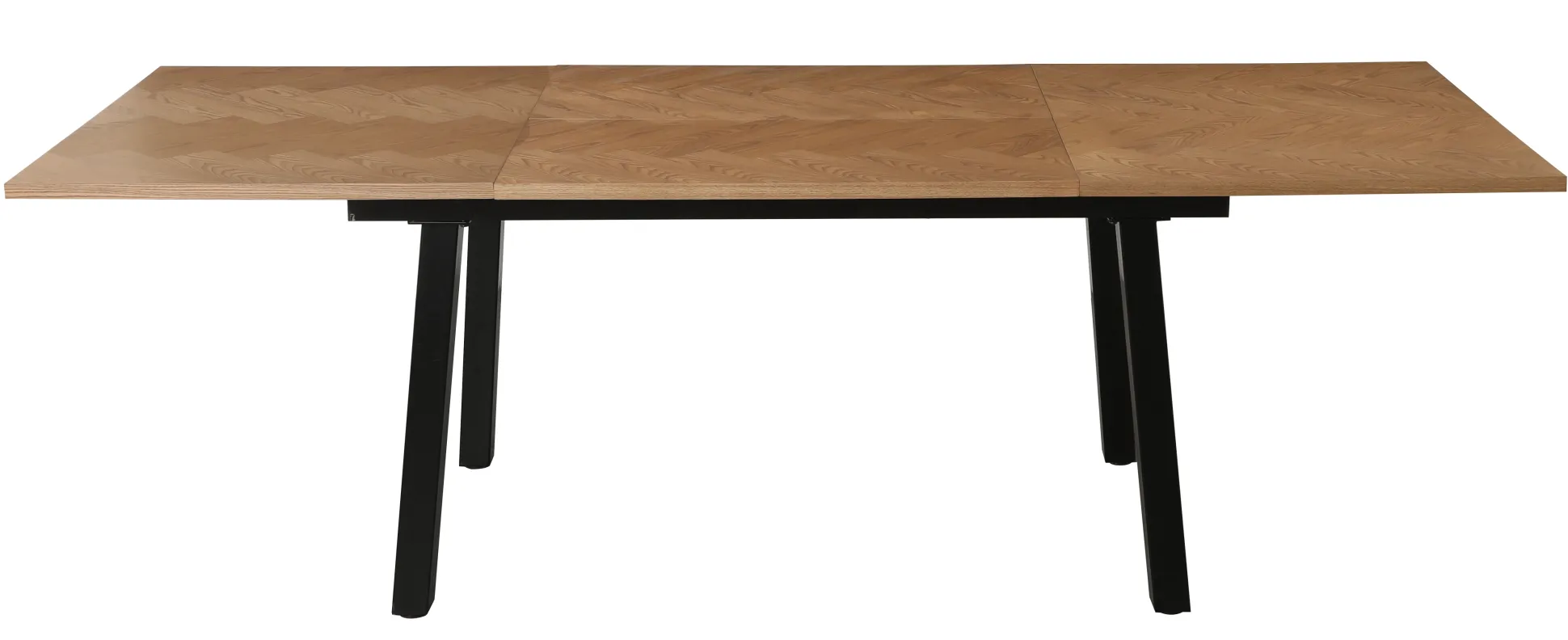 San Marino sildeben med stjernestel 240x90x76 natur/sort