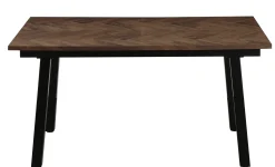 San Marino sildeben med stjernestel 240x90x76cm mørkebrun/sort