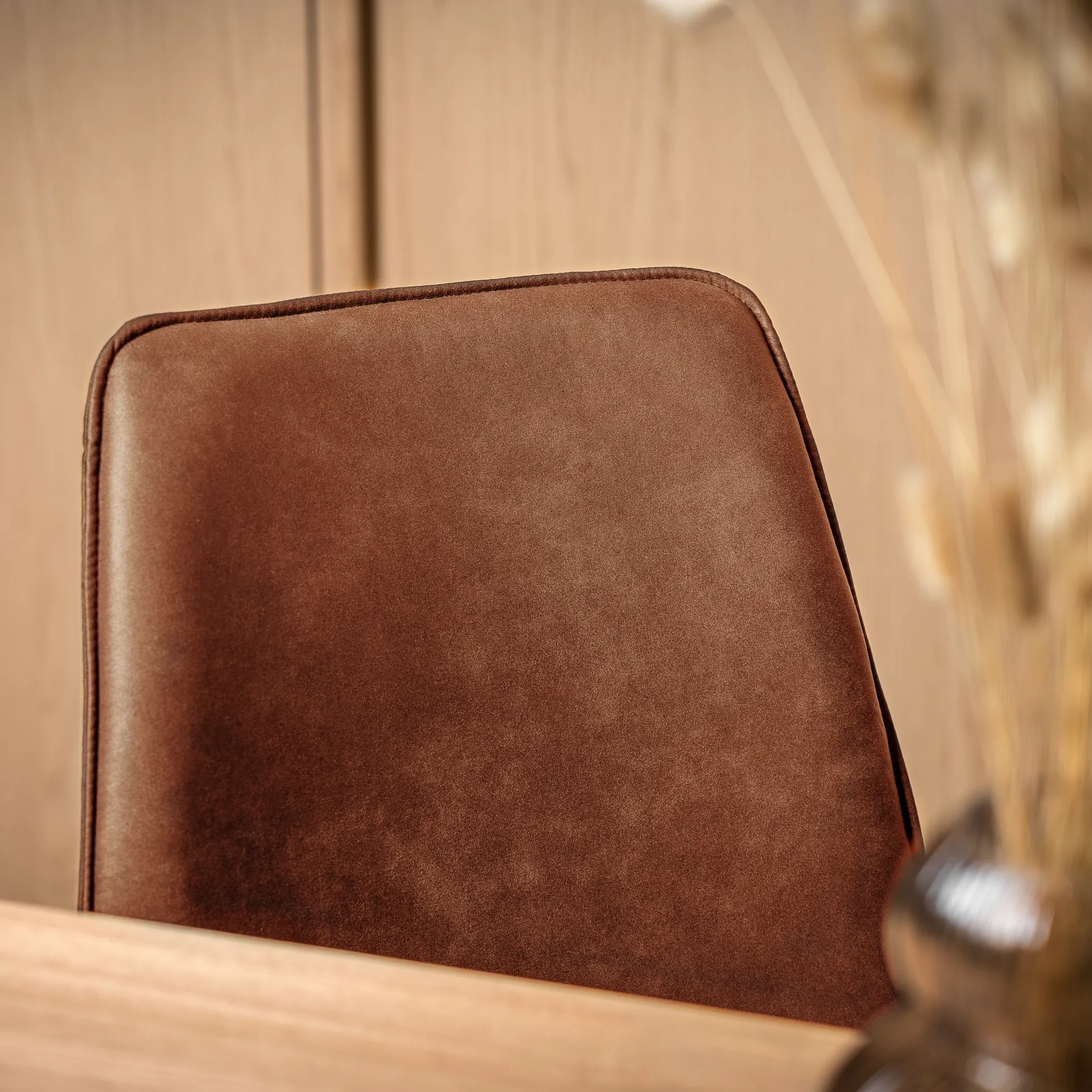 Sanne med drejefunktion cowboystof cognac