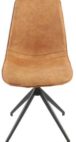 Sanne med drejefunktion cowboystof cognac