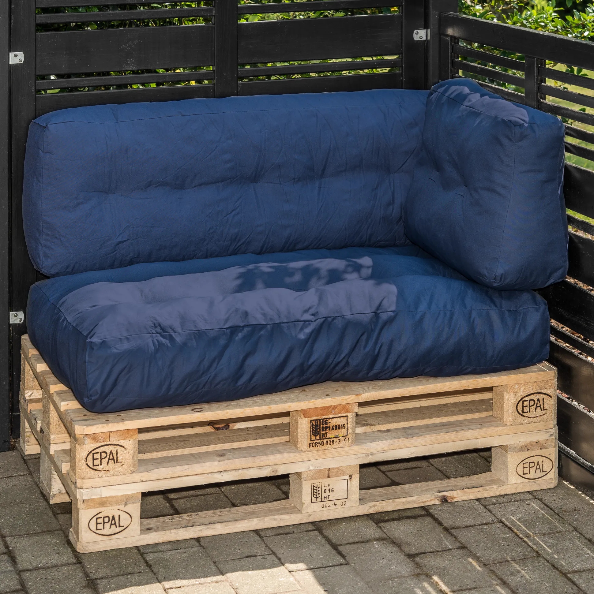 Siddehynde navy 120x80x15cm