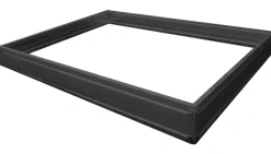 Sokkel til minidrivhus sort 120x80x67cm