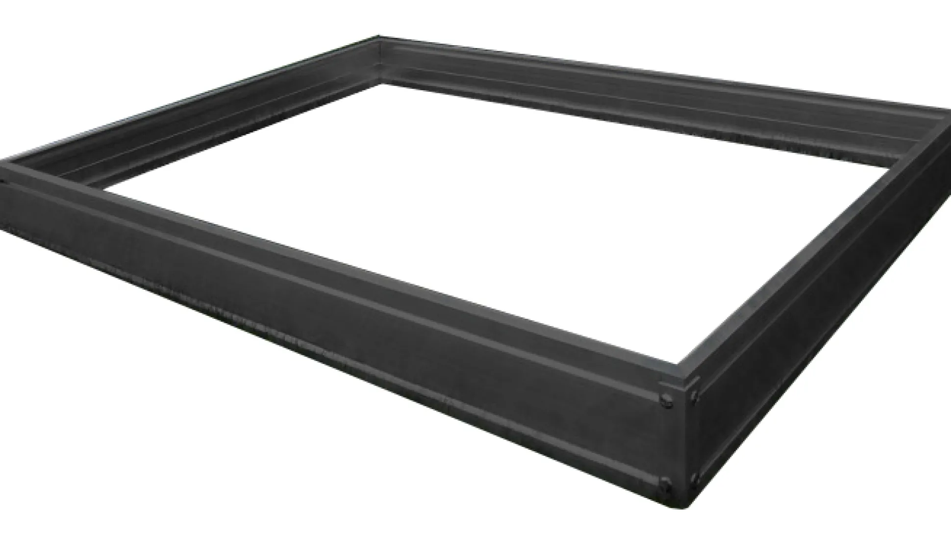 Sokkel til minidrivhus sort 120x80x67cm