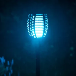 Solcelle fakkel 96 LED flerfarvet