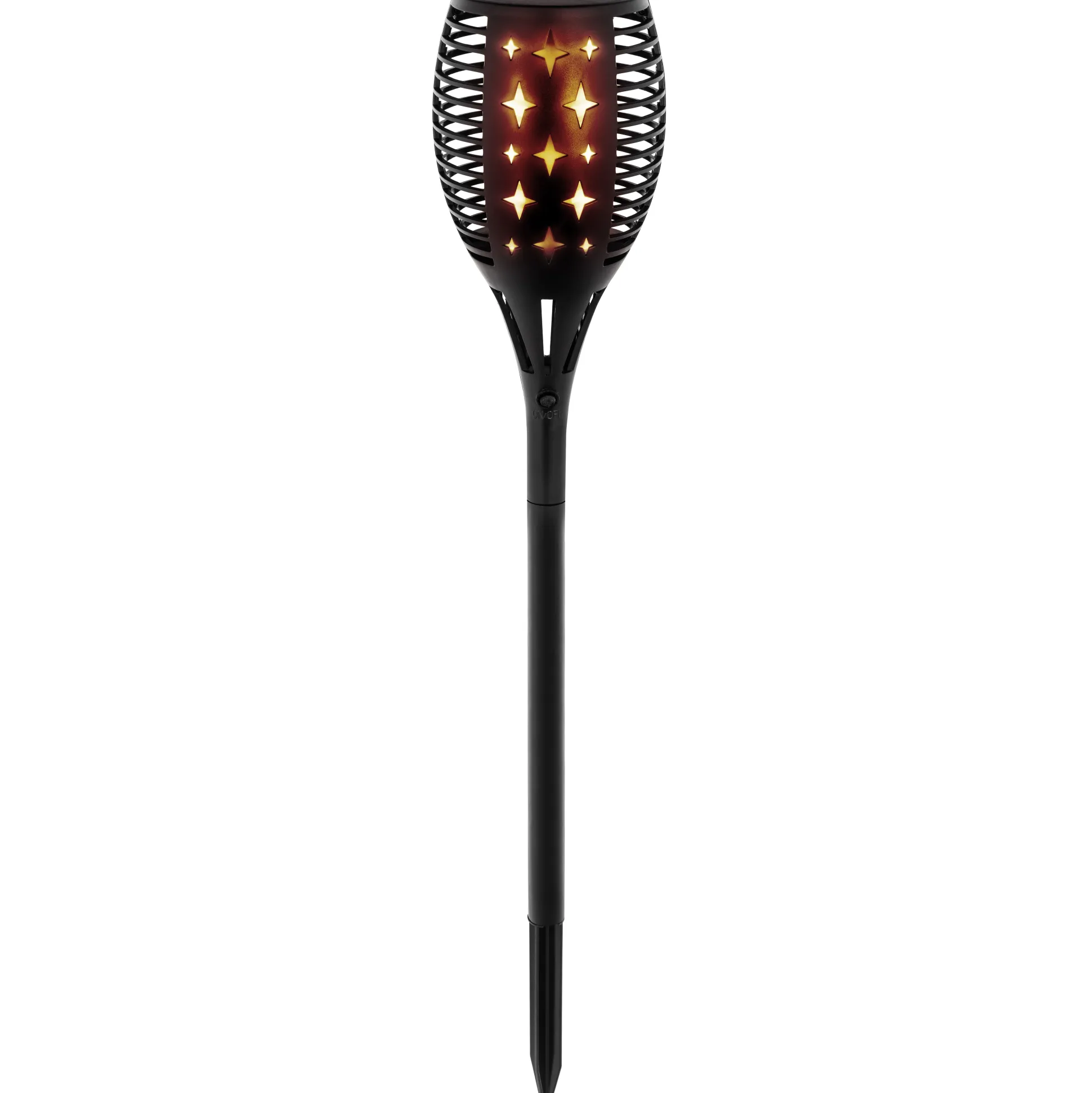 Solcellelampe flamme 96 LED lys