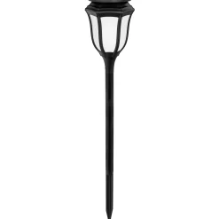 Solcellelampe LED lys med flammeeffekt