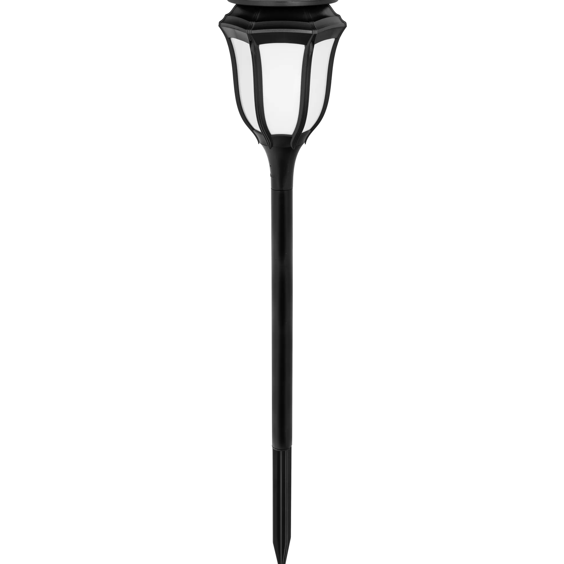 Solcellelampe LED lys med flammeeffekt