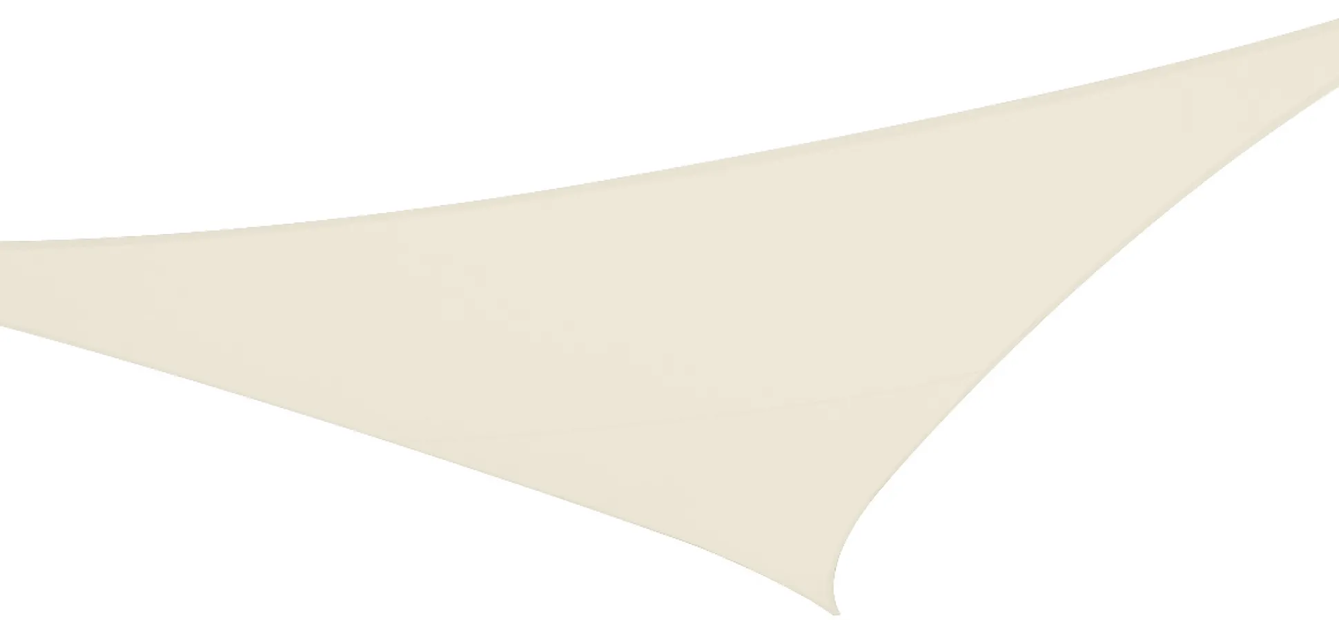 Solsejl creme PRO 3,6x3,6x5,1m