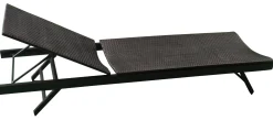 Solseng i polyrattan sort