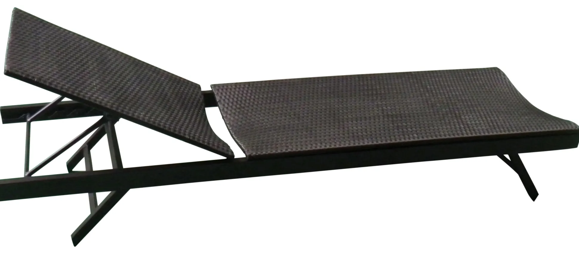 Solseng i polyrattan sort