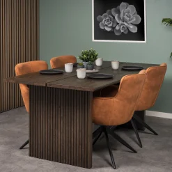 Terni 180x95x75cm eg smoked/smoked
