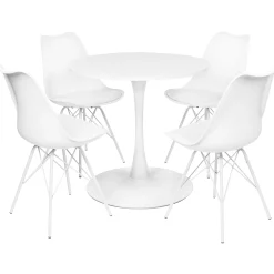 Verona 100x100x76cm hvid/hvid