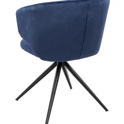 Victoria med drejefunktion velour blå