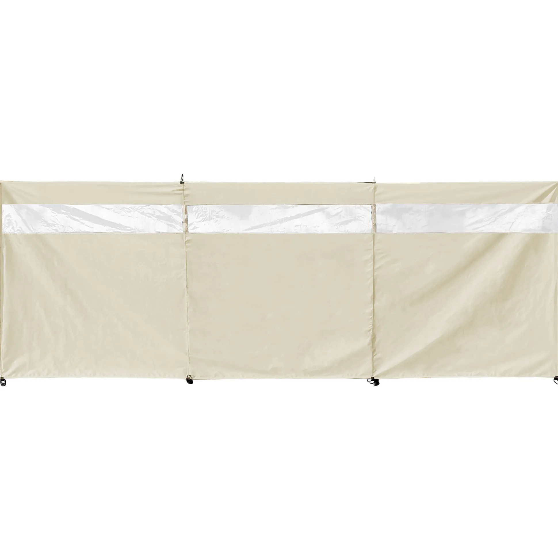 Vindsejl creme med vindue 400x140cm