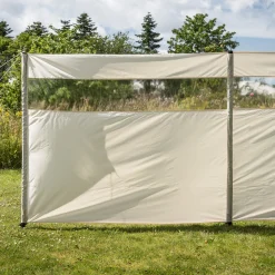 Vindsejl creme med vindue 400x140cm