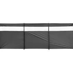 Vindsejl grå med vindue 400x140cm