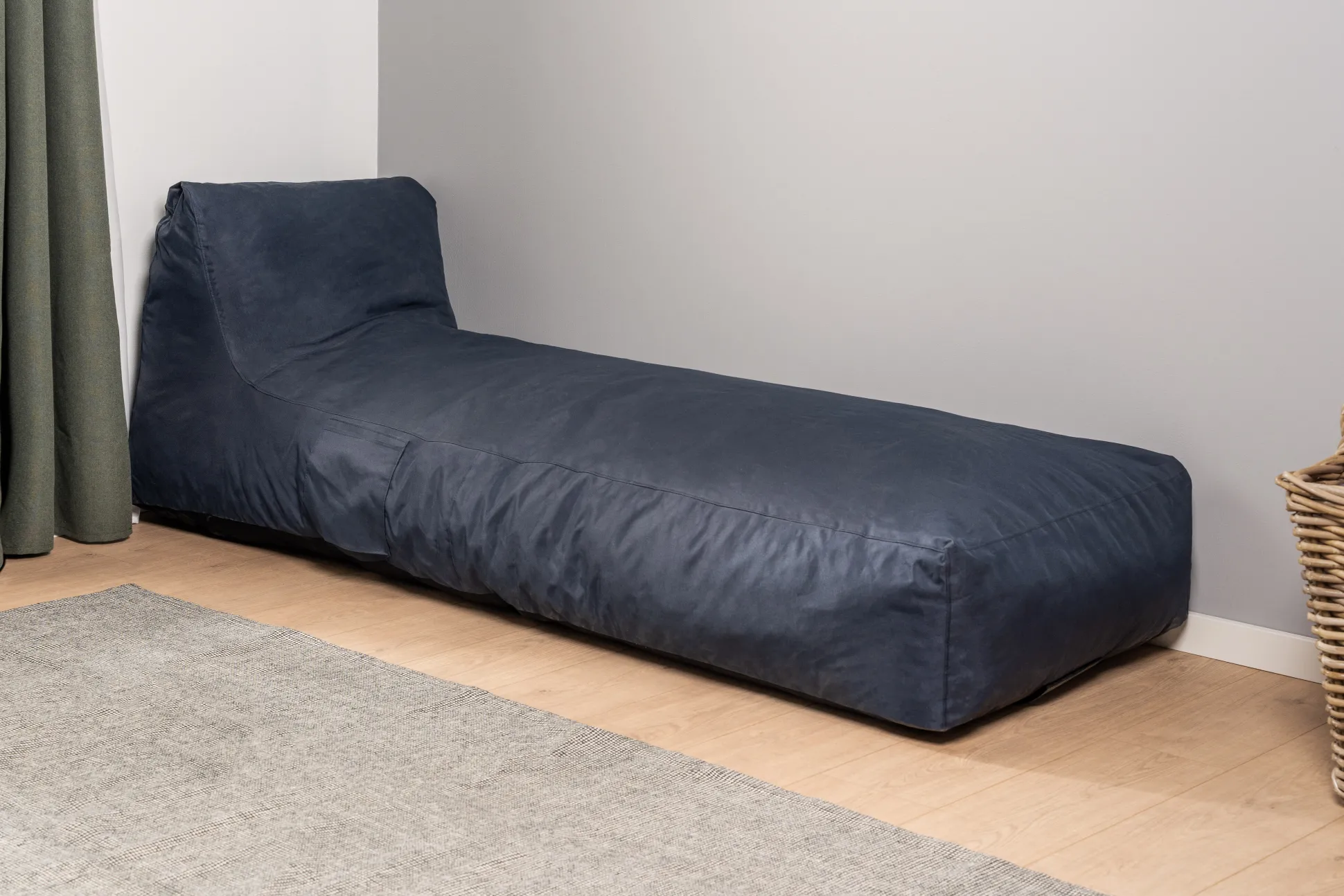XL lounge sækkestol mørkeblå