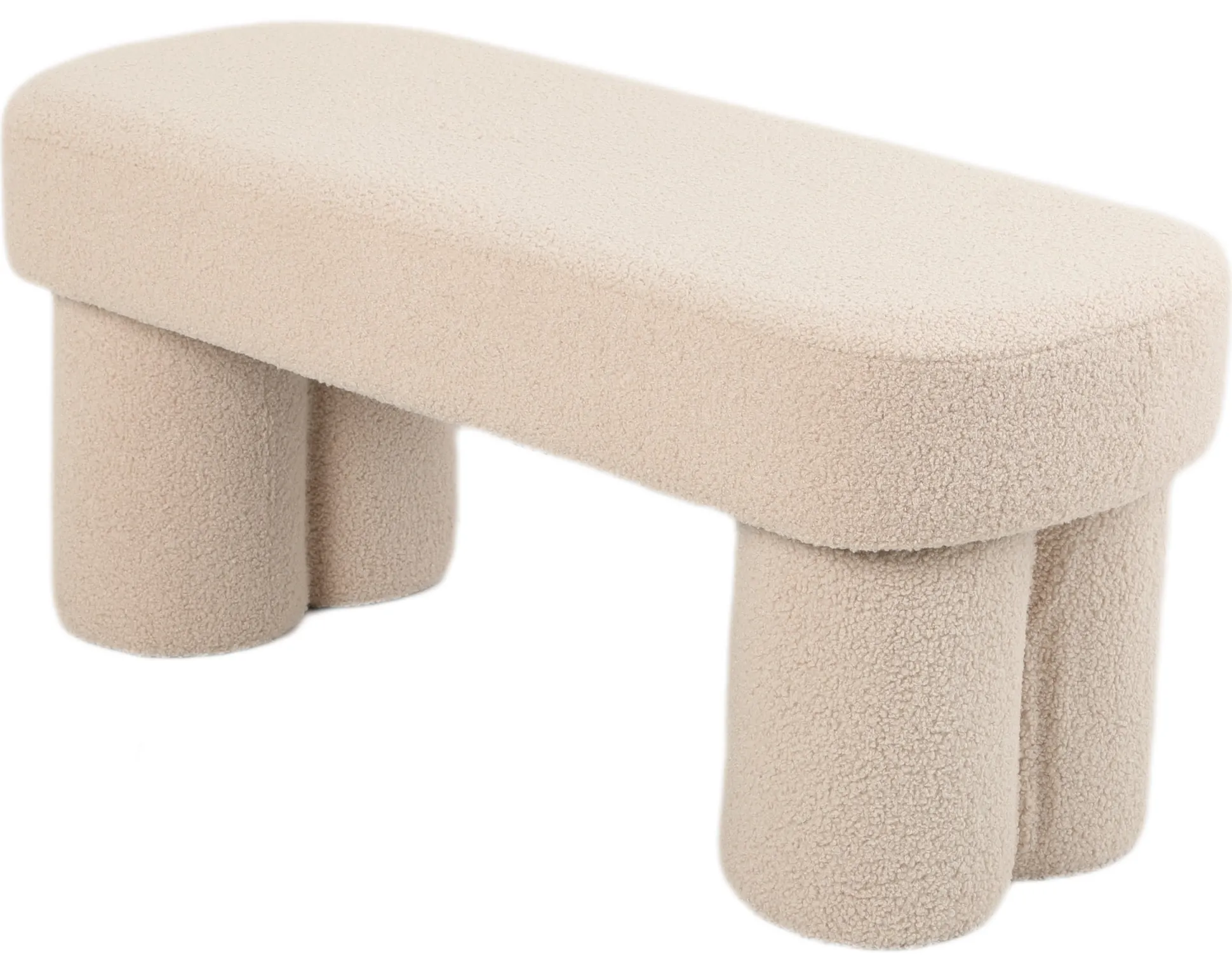 Ylva teddystof beige
